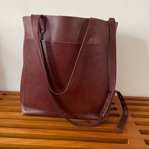 Madewell leather tote